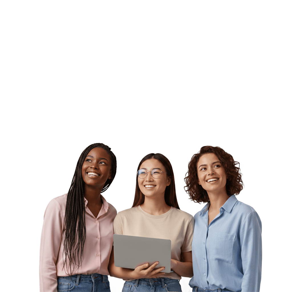 Mulheres esculturais do tema