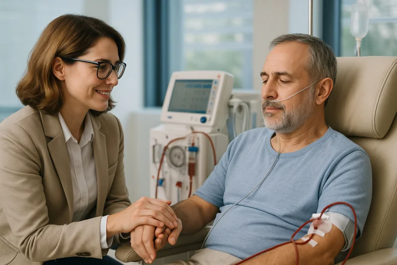 Imagem para o artigo: A importância da psicoterapia no bem-estar de pacientes renais crônicos