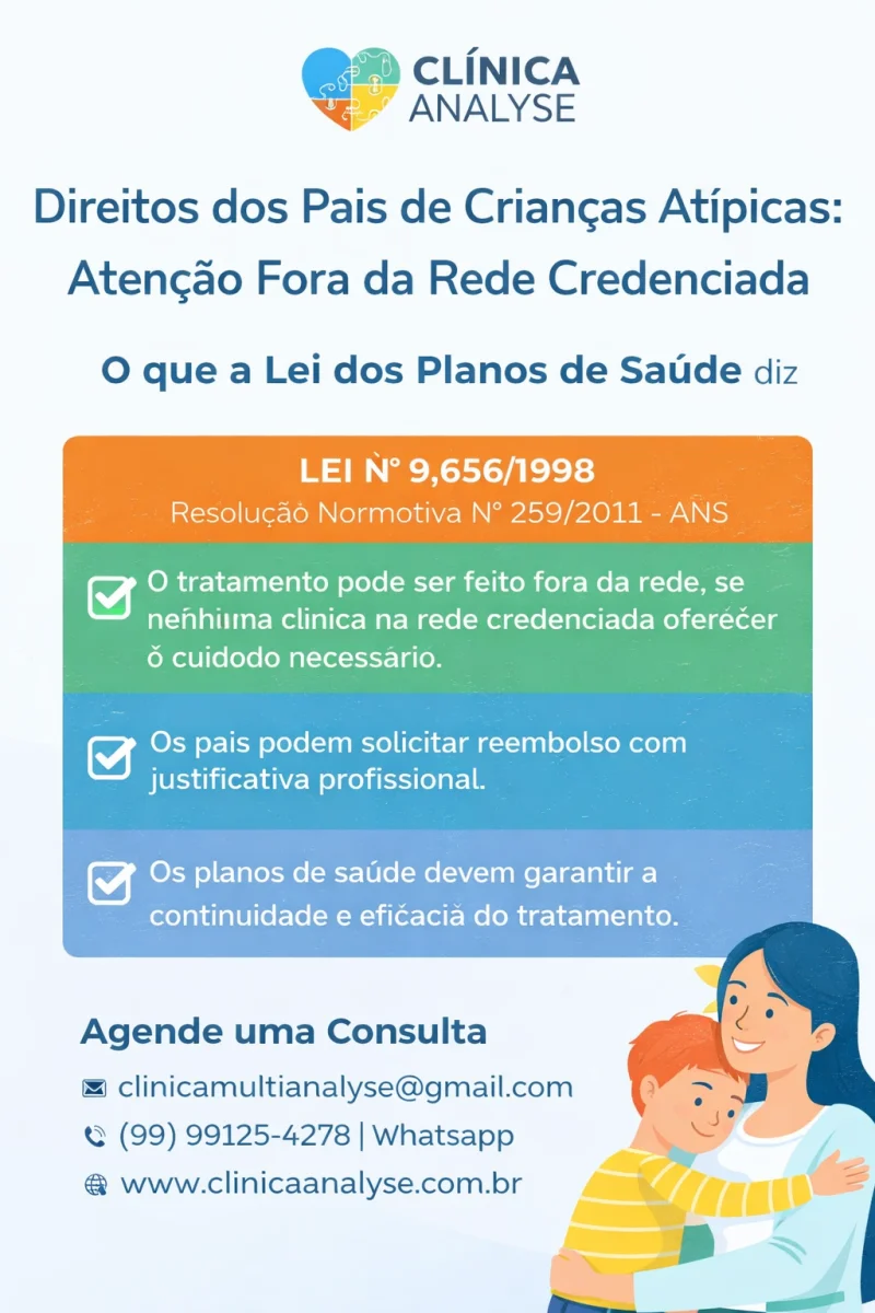 Imagem para o artigo: Direitos dos Pais de Crianças Atípicas e o Acesso ao Atendimento Especializado Fora da Rede Credenciada