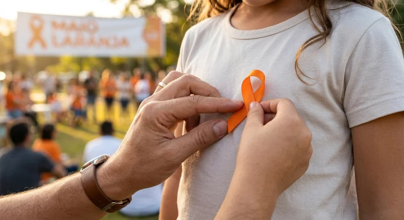 Imagem para o artigo: Maio Laranja: O Papel do Apoio Psicológico no Combate ao Abuso e Exploração Sexual Infantil