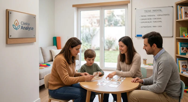 Imagem para o artigo: O Papel do Treino Parental: Como a Equipe Multidisciplinar Transforma o Desenvolvimento Infantil